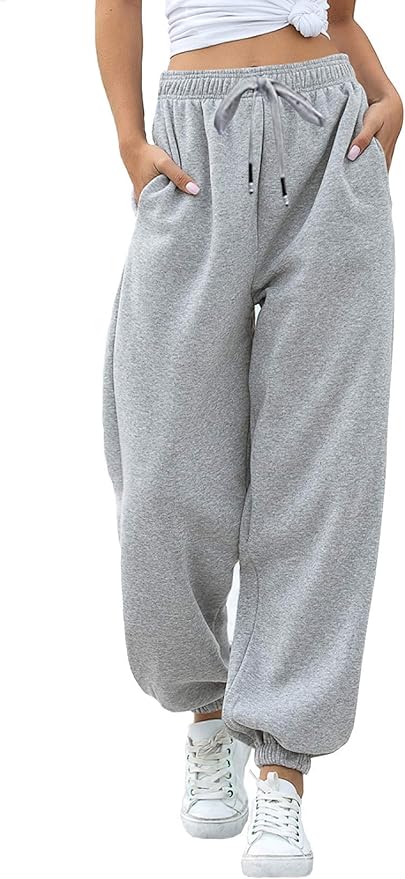 Gvraslvet Women's Cinch Bottom Sweatpants with Pockets